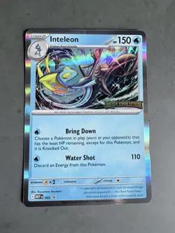 Pokemon: Inteleon #2- Mega Evolution- [STAFF STAMPED] Promo - Image 2