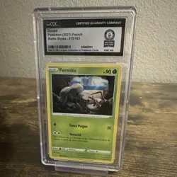 CGC World Record Pokemon TCG Fermite (Durant) 010/163 Battle Styles French 2021 - Image 1