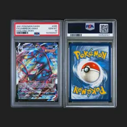 2021 POKEMON SWORD & SHIELD EVOLVING SKIES #095 FULL ART/UMBREON VMAX PSA 10 - Image 3