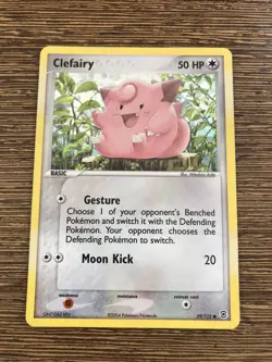 Pokemon Card Clefairy EX FireRed LeafGreen Reverse Holo 59/112 VLP - Image 1