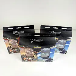 POKEMON: LYCANROC VS. CORVIKNIGHT - V BATTLE DECK BUNDLE - 3 PACK - NEW - Image 1
