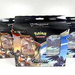 POKEMON: LYCANROC VS. CORVIKNIGHT - V BATTLE DECK BUNDLE - 3 PACK - NEW - Image 2