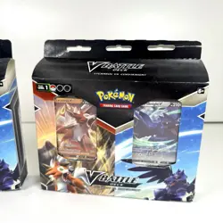 POKEMON: LYCANROC VS. CORVIKNIGHT - V BATTLE DECK BUNDLE - 3 PACK - NEW - Image 4