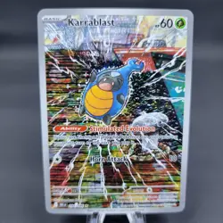 Pokemon TCG Karrablast 094/086 IR Black Bolt Near Mint Holo - Image 1
