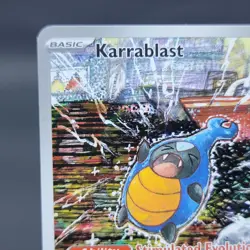 Pokemon TCG Karrablast 094/086 IR Black Bolt Near Mint Holo - Image 3