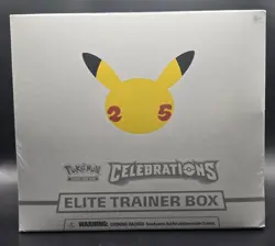 Pokemon 25th Anniversary Celebrations Elite Trainer Box ETB New Sealed 820650809439 - Image 1