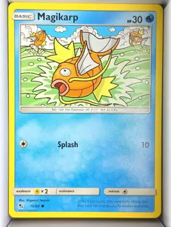 Magikarp 15/68 Common Hidden Fates Pokemon Near Mint - Image 1