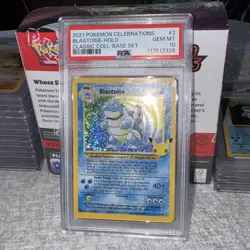 Pokemon Blastoise 2/102 Celebrations Classic Collection Holo PSA 10 Gem Mint💎 - Image 1