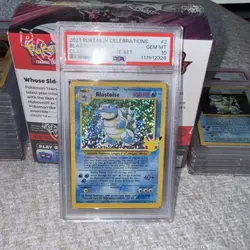 Pokemon Blastoise 2/102 Celebrations Classic Collection Holo PSA 10 Gem Mint💎 - Image 3
