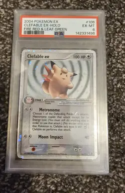 PSA 6 - Clefable ex - 106/112 - Pokemon Firered & Leafgreen - English 2004 - Image 1