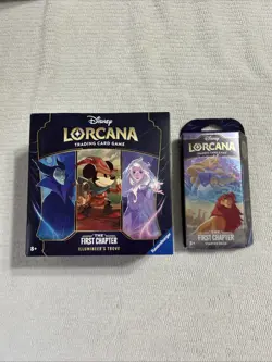 Disney Lorcana | The First Chapter Illumineer's Trove | 1st Print! CMX1 + Deck - Image 1