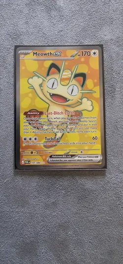 Pokemon TCG Meowth ex #107/88 Ultra Rare Full Art Holo 2026 Perfect Order NM - Image 1