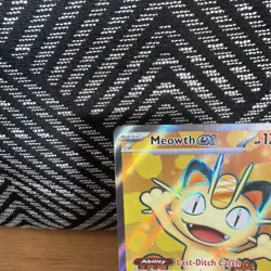 Pokemon TCG Meowth ex #107/88 Ultra Rare Full Art Holo 2026 Perfect Order NM - Image 2