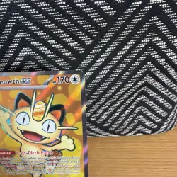 Pokemon TCG Meowth ex #107/88 Ultra Rare Full Art Holo 2026 Perfect Order NM - Image 3