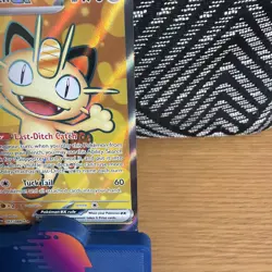 Pokemon TCG Meowth ex #107/88 Ultra Rare Full Art Holo 2026 Perfect Order NM - Image 4