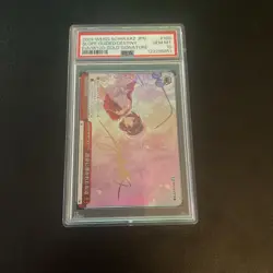 2024 Weiss Schwarz Japanese Slope Guided/Destiny Gold Signature Psa 10 LOW POP - Image 1