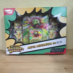 Pokemon TCG: Mega Evolution—Ascended Heroes Mega Meganium EX Box Sealed - Image 1