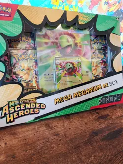 Pokemon TCG Mega Evolution - Ascended Heroes - Mega Meganium Ex Box Sealed - Image 2