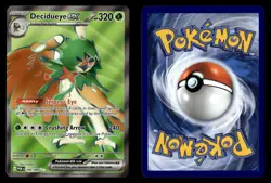 Decidueye ex 100/088 Ultra Rare Perfect Order Pokemon Card - Image 1