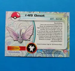 TV Animation 49 Omot, Non-Holo, Blue Logo, Pokemon Karte Topps Series 1, 1999 - Image 2