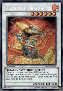 Lavalval Dragun - Secret Rare 1st Edition HA06-EN048 - LP - YuGiOh - Image 1