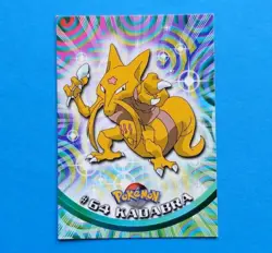 TV Animation 64 Kadabra, Non-Holo, Blue Logo Pokemon Karte Topps Series 1, 1999 - Image 1