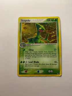 Sceptile 4/17 RARE HOLO POP Series 1 Pokemon Damaged - Image 1
