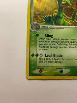 Sceptile 4/17 RARE HOLO POP Series 1 Pokemon Damaged - Image 2