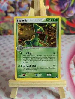 Pokemon TCG - Sceptile 4/17 Rare Holo - POP Series Promos 1 - LP/MP - Image 1