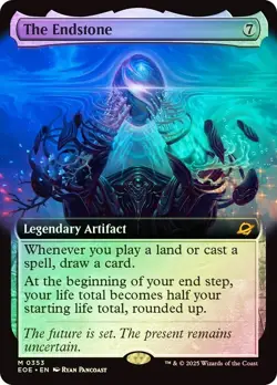 [MTG] The Endstone (Extended Art) (0353) (EOE) NM Foil Card Edge of Eternities - Image 1