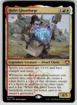 Hofri Ghostforge Mythic Commander: Secrets of Strixhaven 314 MTG Near Mint 2026 - Image 1