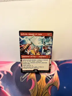 Mjolnir, Hammer of Thor (Borderless) (0303) [Marvel Super Heroes] non-foil - Image 1