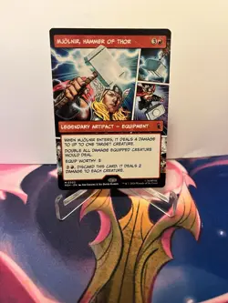 Mjolnir, Hammer of Thor (Borderless) (0303) [Marvel Super Heroes] non-foil - Image 2