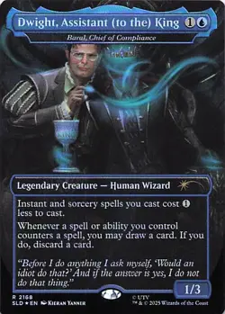 Secret Lair Drop Series #2168 Dwight, Assistant (to the) King Foil - Image 1