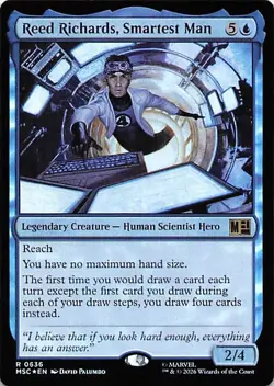Commander: Marvel Super Heroes #636 Reed Richards, Smartest Man Foil - Image 1