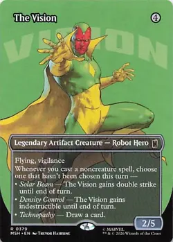 Marvel Super Heroes #379 The Vision (Borderless) - Image 1