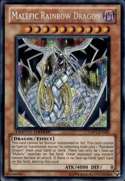 Malefic Rainbow Dragon - Secret Rare Limited Edition YMP1-EN005 - NM - YuGiOh - Image 1