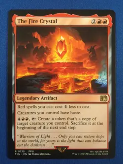 The Fire Crystal Final Fantasy - NM - Image 1
