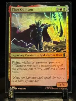 MTG Thor Odinson Marvel Super Heroes Foil 0234 - Image 1