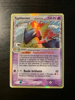 Carte Pokemon : Typhlosion 12/101 EX Ile des Dragons Francaise - Image 1