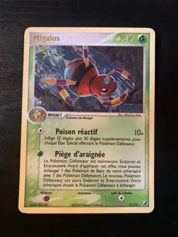 Carte Pokemon : Migalos 2/115 REVERSE Ex Forces Cachees Francaise - Image 1