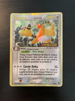 Carte Pokemon : Pharamp 1/101 Reverse EX Ile des Dragons Francaise - Image 1