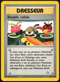 Carte Pokemon Double rafale 100/111 Neo Genesis Francais - Image 1