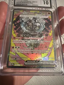 Cornerstone Mask Ogerpon ex CGC 10 160/131 Sv: Prismatic Evolutions - Image 2
