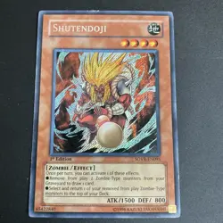 Yugioh - Shutendoji SOVR-EN095 1st Edition SECRET X1 - Image 1