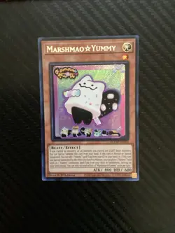 Yu-Gi-Oh! TCG Marshmao Yummy Secret Rare DOOD-EN024 1st Edition Near Mint - Image 1