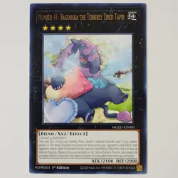 Number 41: Bagooska the Terribly Tired Tapir - MGED-EN090 - Rare - NM/VLP - 1st - Image 1