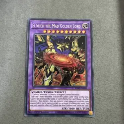Yugioh Eldlich the Mad Golden Lord BLVO-EN040 1st Edition Secret Rare NM - Image 1