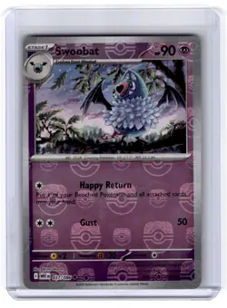 Swoobat (Master Ball Pattern) 037/086 Holo Uncommon SV: White Flare NM - Image 1
