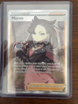 Pokemon Marnie 200/202 Swsh01 Sword & Shield Ultra Rare Full Art Holo EN - Image 1
